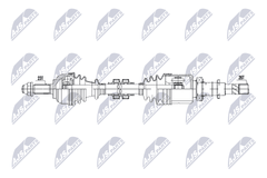 Antriebswelle Vorderachse rechts für NISSAN MICRA III NOTE