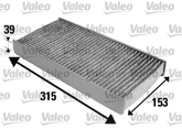Filter Innenraumluft für CITROËN PEUGEOT C5 II Break C6 Kasten/Kombi 407 SW