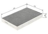 Filter Innenraumluft für TESLA MODEL S
