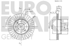 Bremsscheibe Vorderachse für NISSAN ALMERA I Hatchback