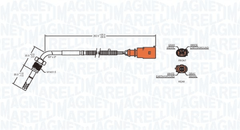 Sensor Abgastemperatur für AUDI A5 Sportback Q5