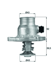 Thermostat Kühlmittel für BMW 5 Touring 7