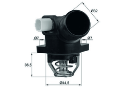 Thermostat Kühlmittel für CITROËN FIAT PEUGEOT C2 C3 I II NEMO