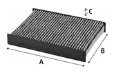 Filter Innenraumluft für MERCEDES-BENZ NISSAN RENAULT CITAN Tourer EQT T-KLASSE