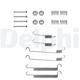 Zubehörsatz Bremsbacken Hinterachse für ALFA ROMEO PEUGEOT RENAULT TALBOT VOLVO
