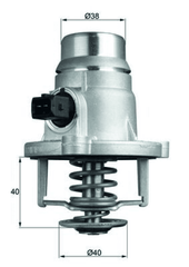 Thermostat Kühlmittel für BMW ROLLS-ROYCE 2 Coupe 3 Touring 4 Cabriolet 5 Gran