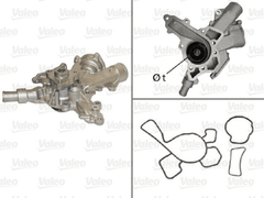 Wasserpumpe Motorkühlung für OPEL AGILA ASTRA G Stufenheck Caravan CC CORSA B C