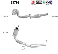 Katalysator für AUDI SEAT SKODA VW A1 Sportback IBIZA IV SC ST TOLEDO