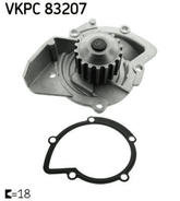 Wasserpumpe Motorkühlung für CITROËN FIAT FORD PEUGEOT TOYOTA DS C4 GRAND