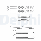 Zubehörsatz Bremsbacken Hinterachse für OPEL KADETT D Caravan E CC MANTA B