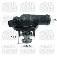 Thermostat Kühlmittel für AUDI VW A2 BORA I Variant GOLF IV LUPO