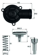 Thermostat Kühlmittel für SEAT SKODA VW CORDOBA IBIZA III IV SC ST TOLEDO