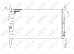 Kühler Motorkühlung für OPEL ASTRA F Stufenheck CC Caravan Cabriolet CLASSIC