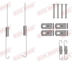 Zubehörsatz Bremsbacken Hinterachse für ISUZU MITSUBISHI D-MAX II L200 / TRITON