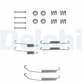 Zubehörsatz Bremsbacken Hinterachse für CITROËN PEUGEOT XSARA Coupe ZX 205 I