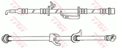 Bremsschlauch Vorderachse links für TOYOTA PREVIA III RAV 4 IV