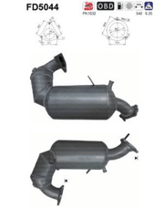 Ruß Partikelfilter Abgasanlage für AUDI A4 B8 Avant A5