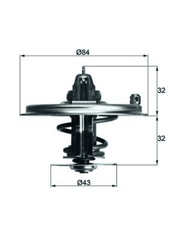 Thermostat Kühlmittel für BMW 5 Touring 7 8
