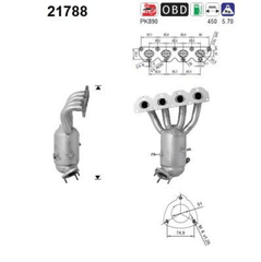 Katalysator für OPEL CHEVROLET ASTRA H Caravan TwinTop Stufenheck J INSIGNIA A