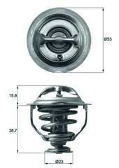 Thermostat Kühlmittel für AUDI VW A4 Allroad B8 B6 Cabriolet Avant A5 Sportback