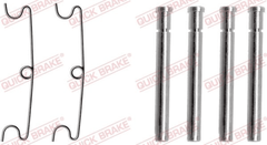 Zubehörsatz Scheibenbremsbelag Vorderachse für VW CALIFORNIA T4 Camper