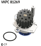 Wasserpumpe Motorkühlung für AUDI SEAT SKODA VW A1 Sportback A3 Cabriolet A4