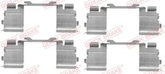 Zubehörsatz Scheibenbremsbelag Vorderachse für CITROËN FIAT FORD PEUGEOT JUMPER