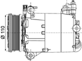 Kompressor Klimaanlage für FORD VOLVO LAND ROVER GALAXY II MONDEO IV Stufenheck