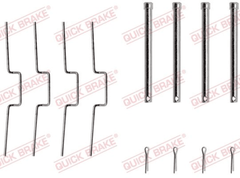 Zubehörsatz Scheibenbremsbelag Vorderachse für LAND ROVER 110/127 DEFENDER