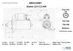 Anlasser Starter für AUDI SEAT SKODA VW A1 Sportback A3 Cabriolet Limousine Q2
