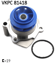 Wasserpumpe Motorkühlung für AUDI FORD SEAT SKODA VW A2 A3 Sportback Cabriolet