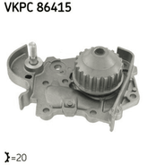 Wasserpumpe Motorkühlung für RENAULT DACIA CLIO II KANGOO / GRAND LOGAN I Kombi