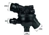 Thermostat Kühlmittel für BMW 1 Coupe Cabriolet 3 Touring 5
