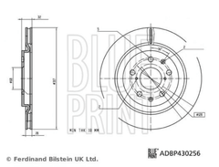 2x Bremsscheibe Hinterachse für BYD SEAL