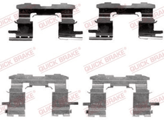 Zubehörsatz Scheibenbremsbelag Vorderachse für TOYOTA IQ MR2 III PRIUS Liftback