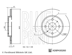 2x Bremsscheibe Hinterachse für BYD DOLPHIN