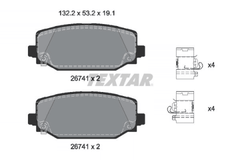 Bremsbelagsatz Scheibenbremse Hinterachse für JEEP GRAND CHEROKEE L V