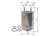 Kraftstofffilter für RENAULT SUZUKI ESPACE IV FLUENCE GRAND SCÉNIC III LAGUNA