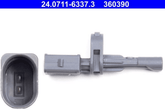 ABS Sensor Raddrehzahl Hinterachse für AUDI SEAT SKODA VW CUPRA A3 Allstreet
