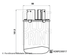 Kraftstofffilter für NISSAN RENAULT QASHQAI II SUV X-TRAIL III KADJAR KOLEOS