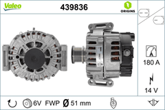 Lichtmaschine Generator für MERCEDES-BENZ SPRINTER 3,5-t Kasten 3-t