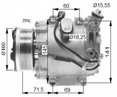 Kompressor Klimaanlage für HONDA CIVIC VIII Hatchback