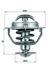 Thermostat Kühlmittel für CITROËN MITSUBISHI PEUGEOT SUBARU TOYOTA FSO LEXUS