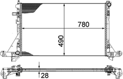 Kühler Motorkühlung für NISSAN OPEL RENAULT NV400 Kasten Pritsche/Fahrgestell