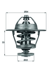 Thermostat Kühlmittel für HONDA MAZDA OPEL CIVIC VII Hatchback 323 S V ASTRA F