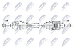 Antriebswelle Vorderachse links für MAZDA 3 Stufenheck