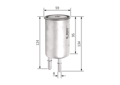 Kraftstofffilter für VOLVO S60 II Cross Country S80 V40 Schrägheck V60 I V70