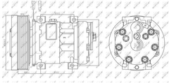 Kompressor Klimaanlage für CATERPILLAR