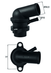 Thermostat Kühlmittel für CHEVROLET DAEWOO AVEO / KALOS Schrägheck Stufenheck