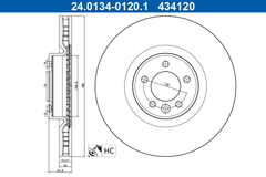 2x Bremsscheibe Vorderachse für LAND ROVER RANGE IV SPORT II I